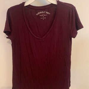 Seriously soft v neck t- shirt